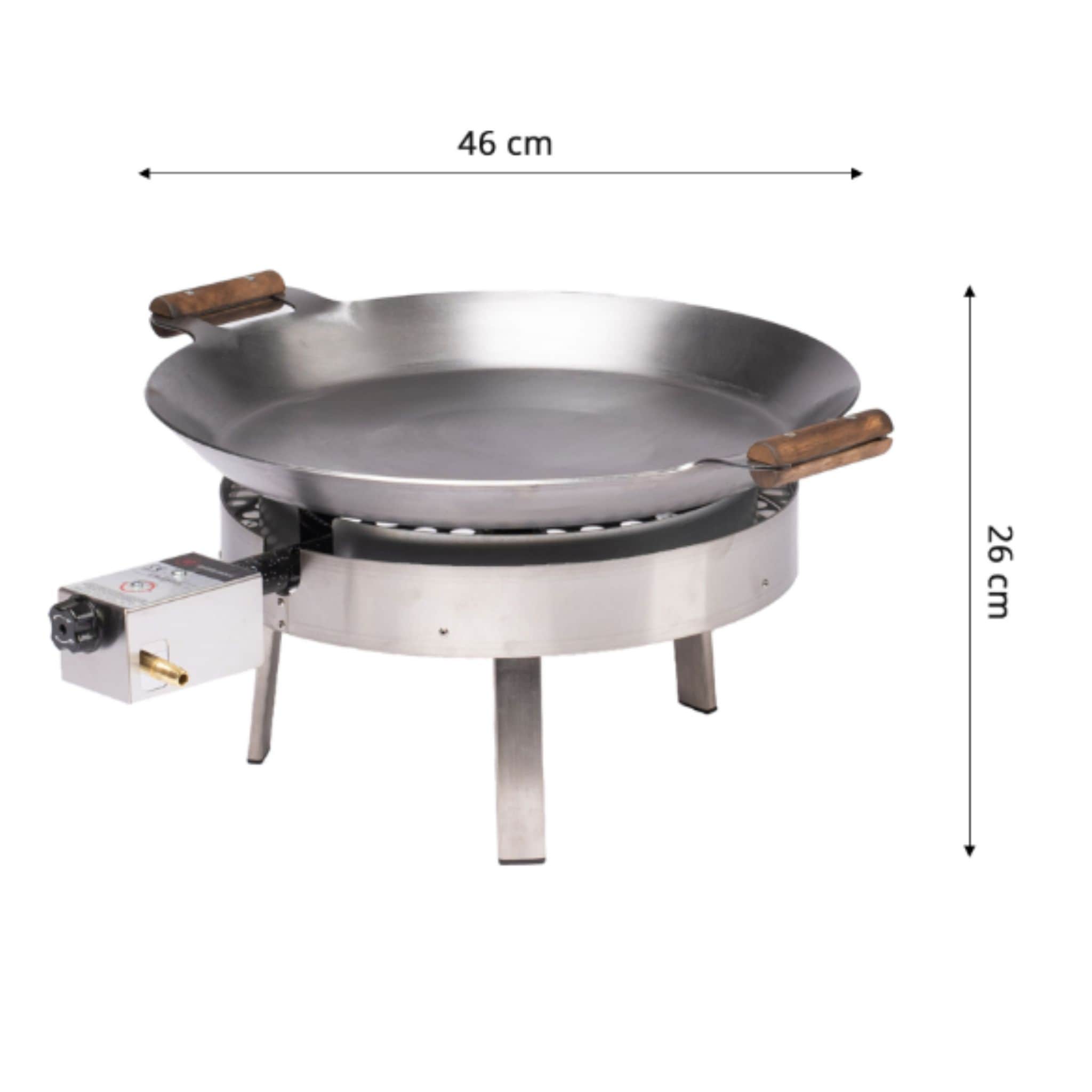 GrillSymbol Paella Cooking Set PRO460 46 cm Urban Outdoor Kitchen