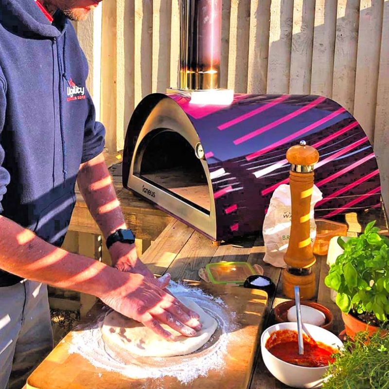 Igneus Classico Wood Fired Pizza Oven Aubergine