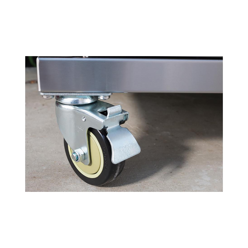 Bull BRAHMA 97cm Burner Grill Cart With Lights & Rotisserie & Rear Burner