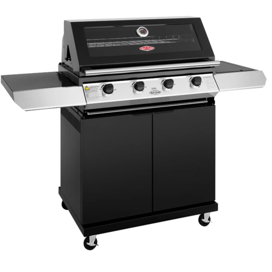 BeefEater 1200E Series 4 Burner BBQ With Side Burner and Trolley
