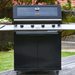 BeefEater 1200E Series 4 Burner BBQ With Side Burner and Trolley