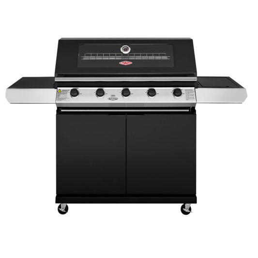 BeefEater 1200E Series 5 Burner BBQ With Side Burner and Trolley