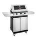 BeefEater 1200S Series - 3 Burner BBQ & Side Burner Trolley