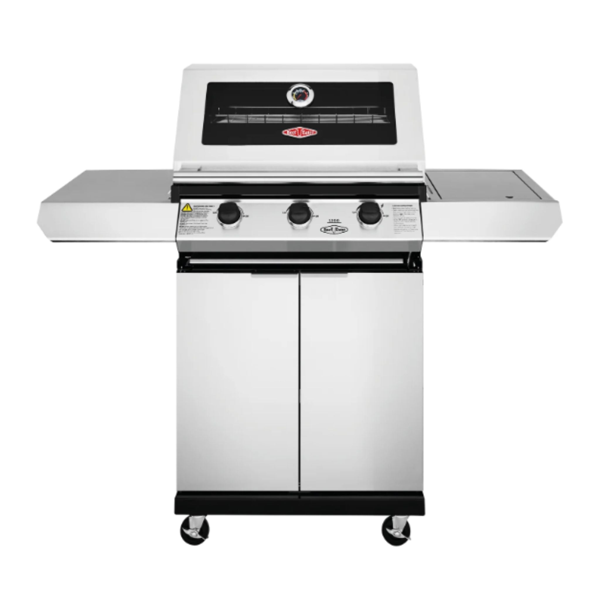 BeefEater 1200S Series - 3 Burner BBQ & Side Burner Trolley