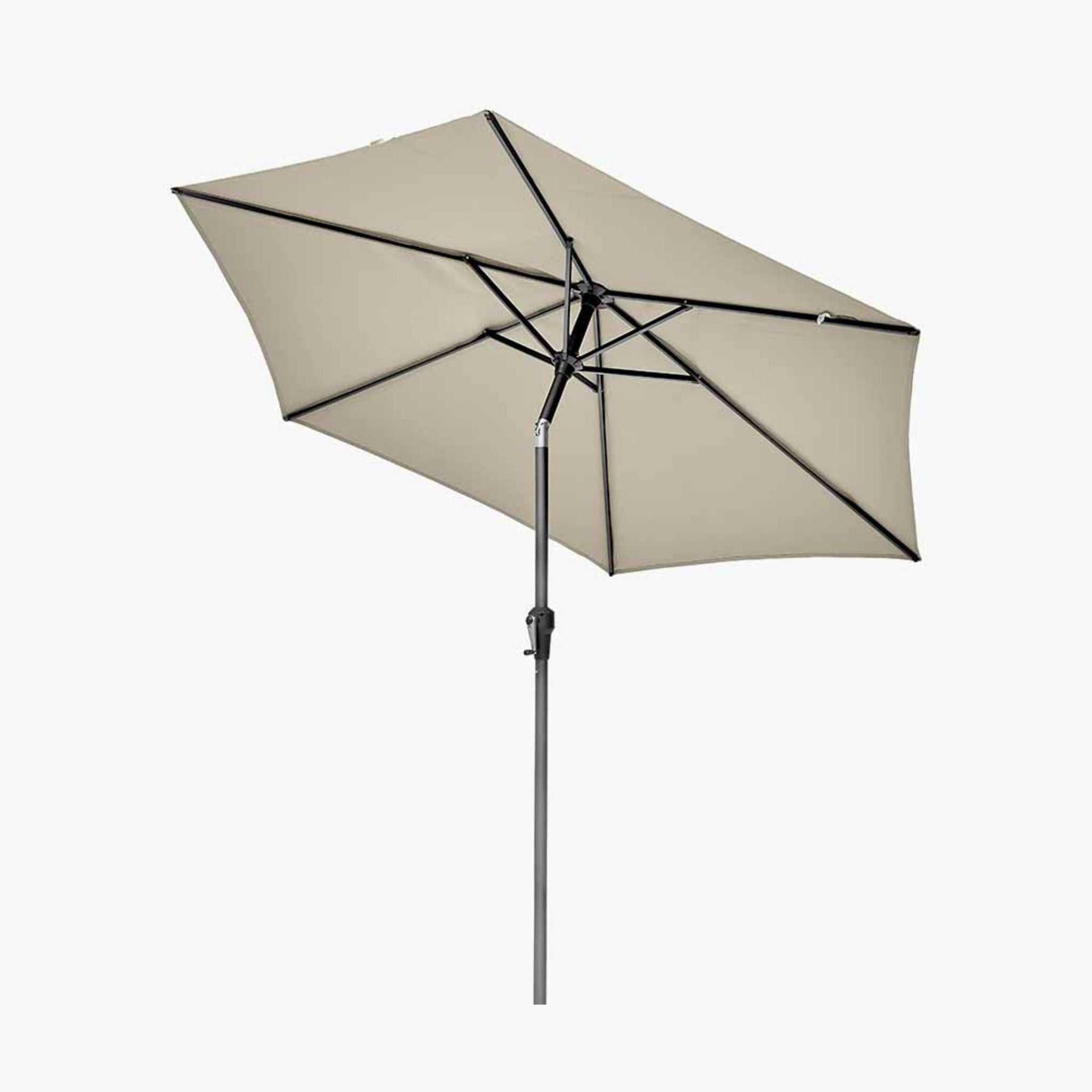 5m Round Champagne Parasol