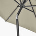 5m Round Champagne Parasol