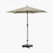 5m Round Champagne Parasol