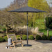 5m Round Anthracite Parasol