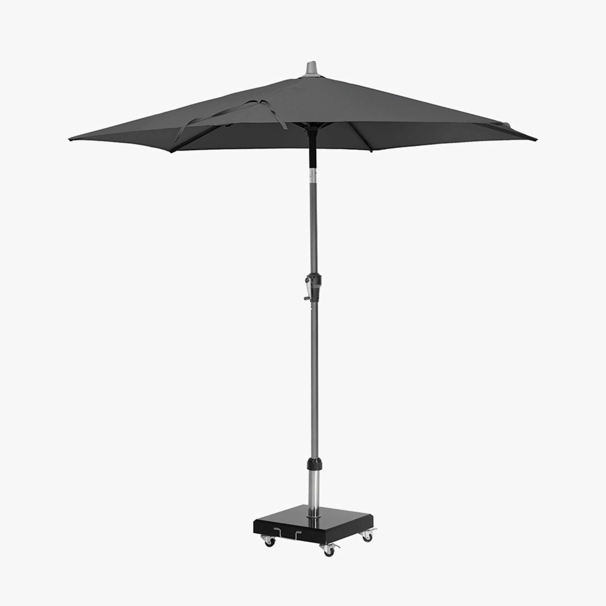 5m Round Anthracite Parasol