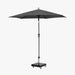 5m Round Anthracite Parasol