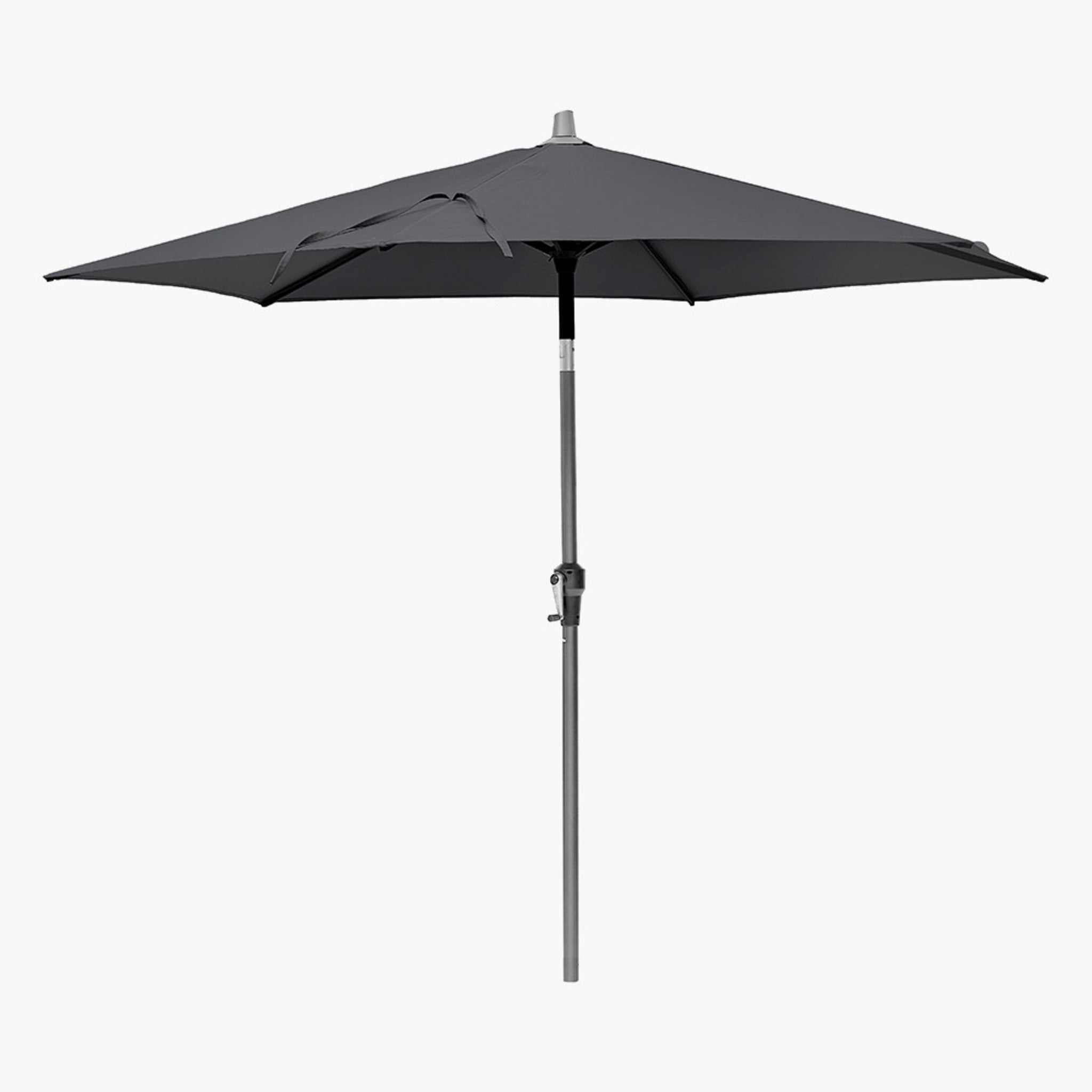 5m Round Anthracite Parasol