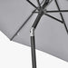 5m Round Luna Grey Parasol