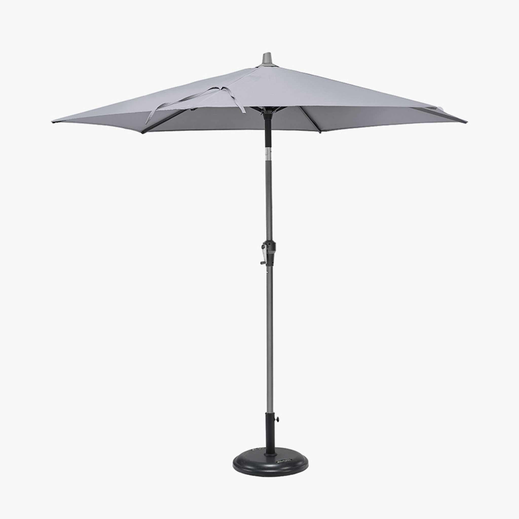 5m Round Luna Grey Parasol