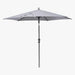 5m Round Luna Grey Parasol