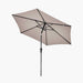 5m Round Taupe Parasol