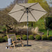 Riva 3m Round Champagne Parasol