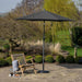 Riva 3m Round Anthracite Parasol