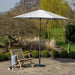 Riva 3m Round Luna Grey Parasol