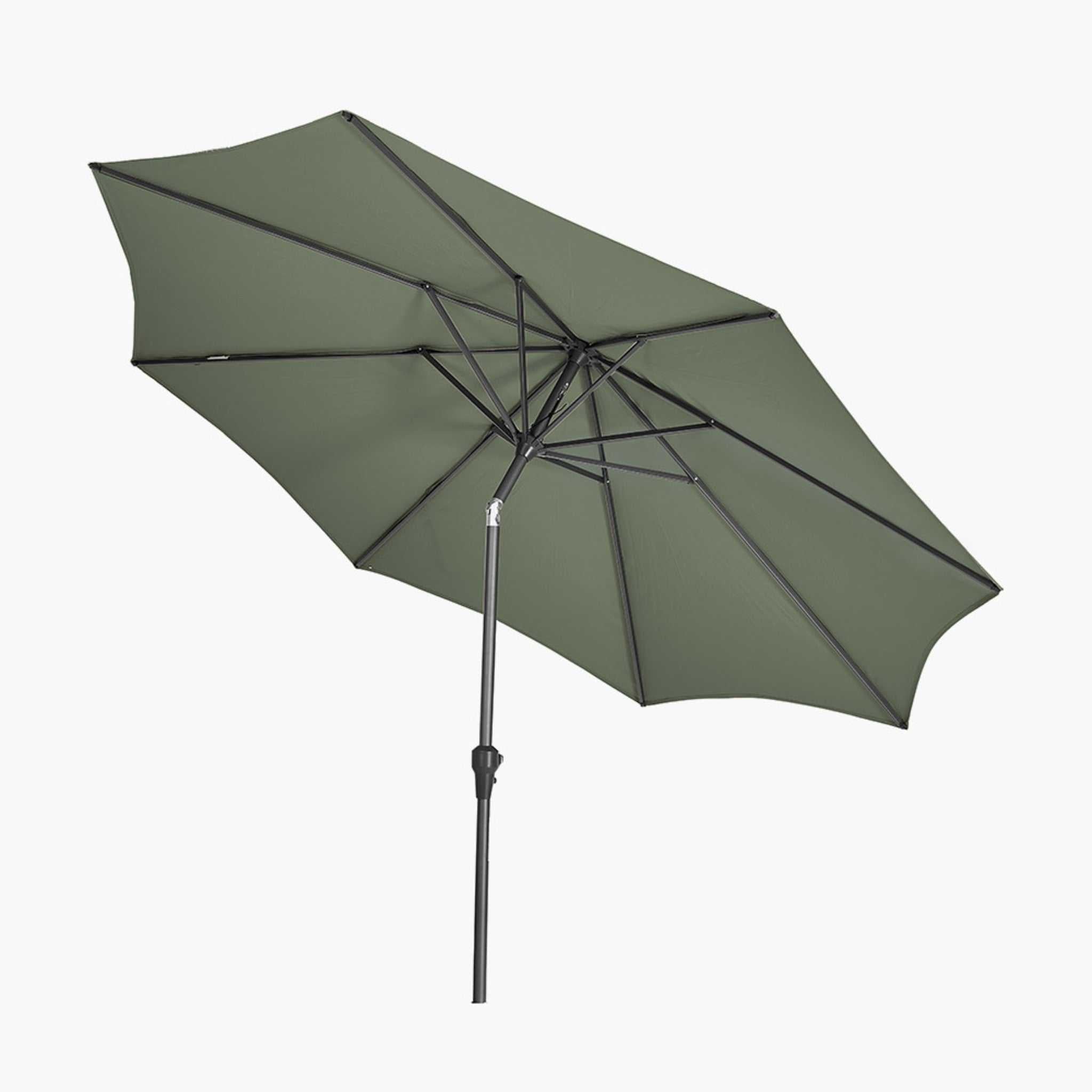 Riva 3m Round Olive Parasol