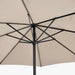 5m Round Champagne Parasol