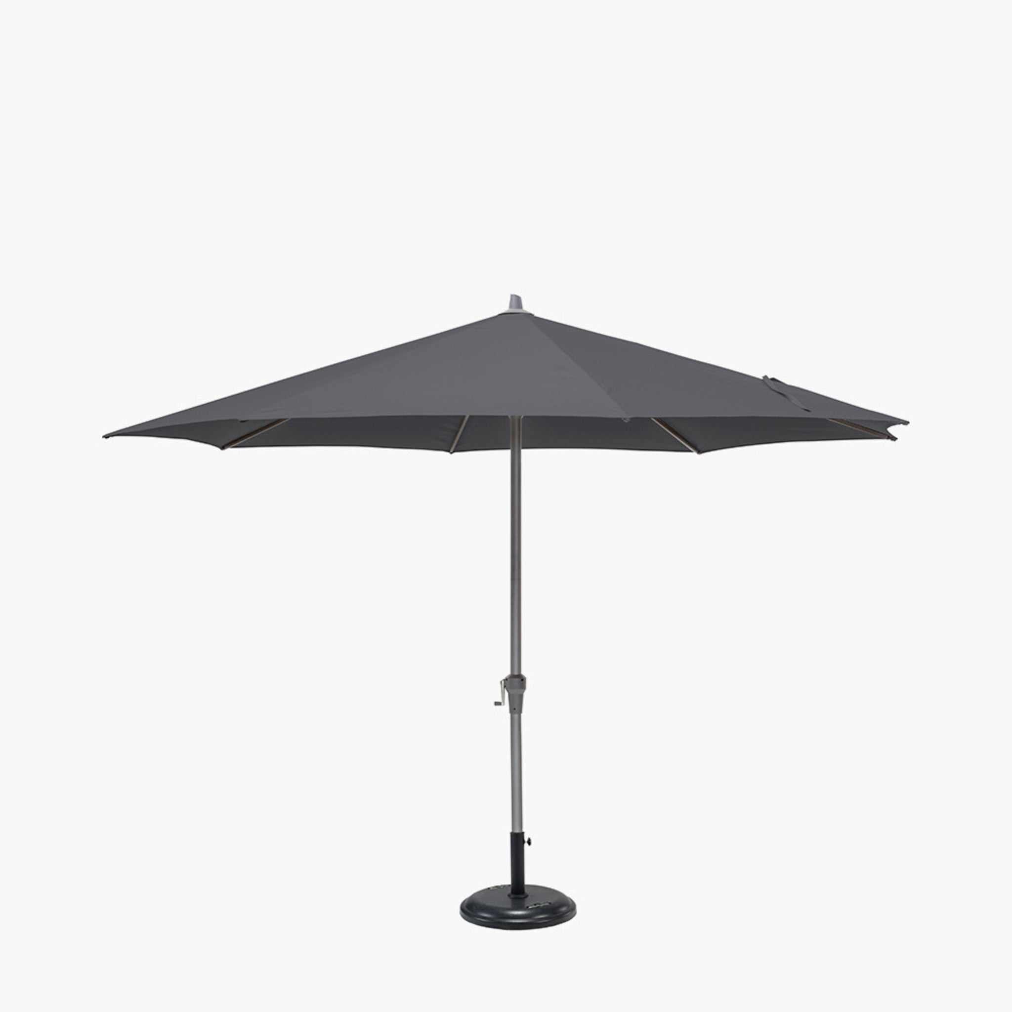 5m Round Anthracite Parasol