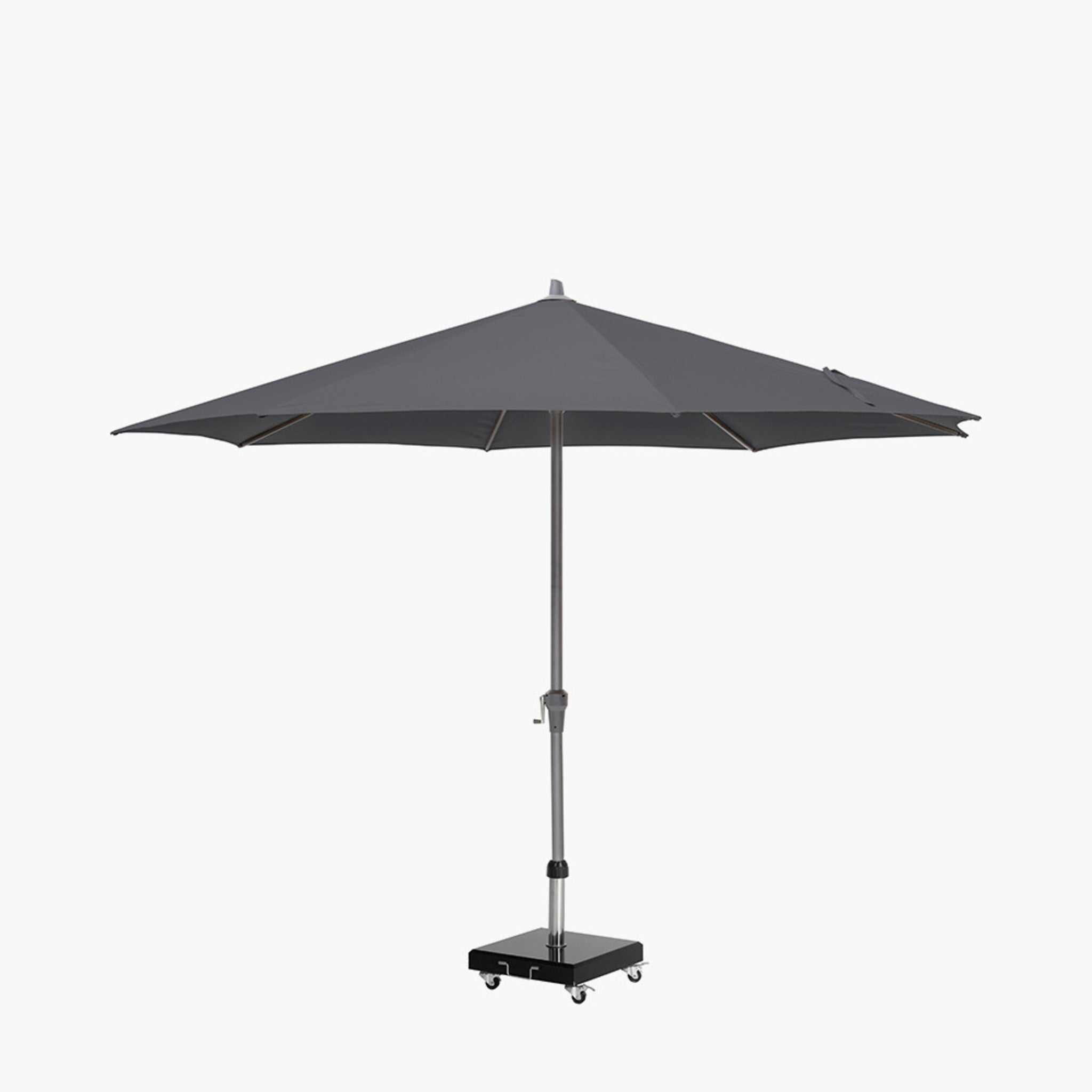 5m Round Anthracite Parasol