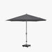 5m Round Anthracite Parasol