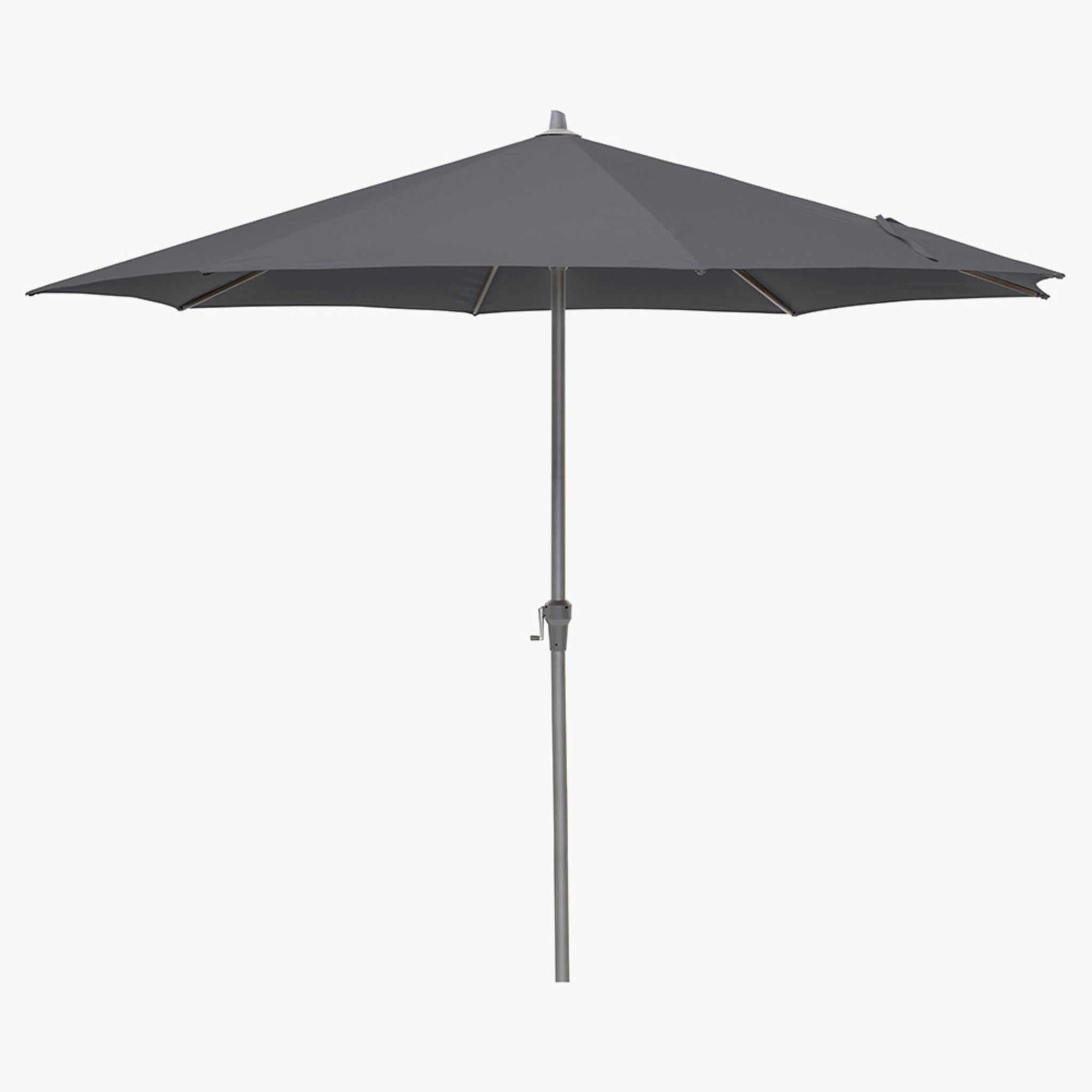 5m Round Anthracite Parasol