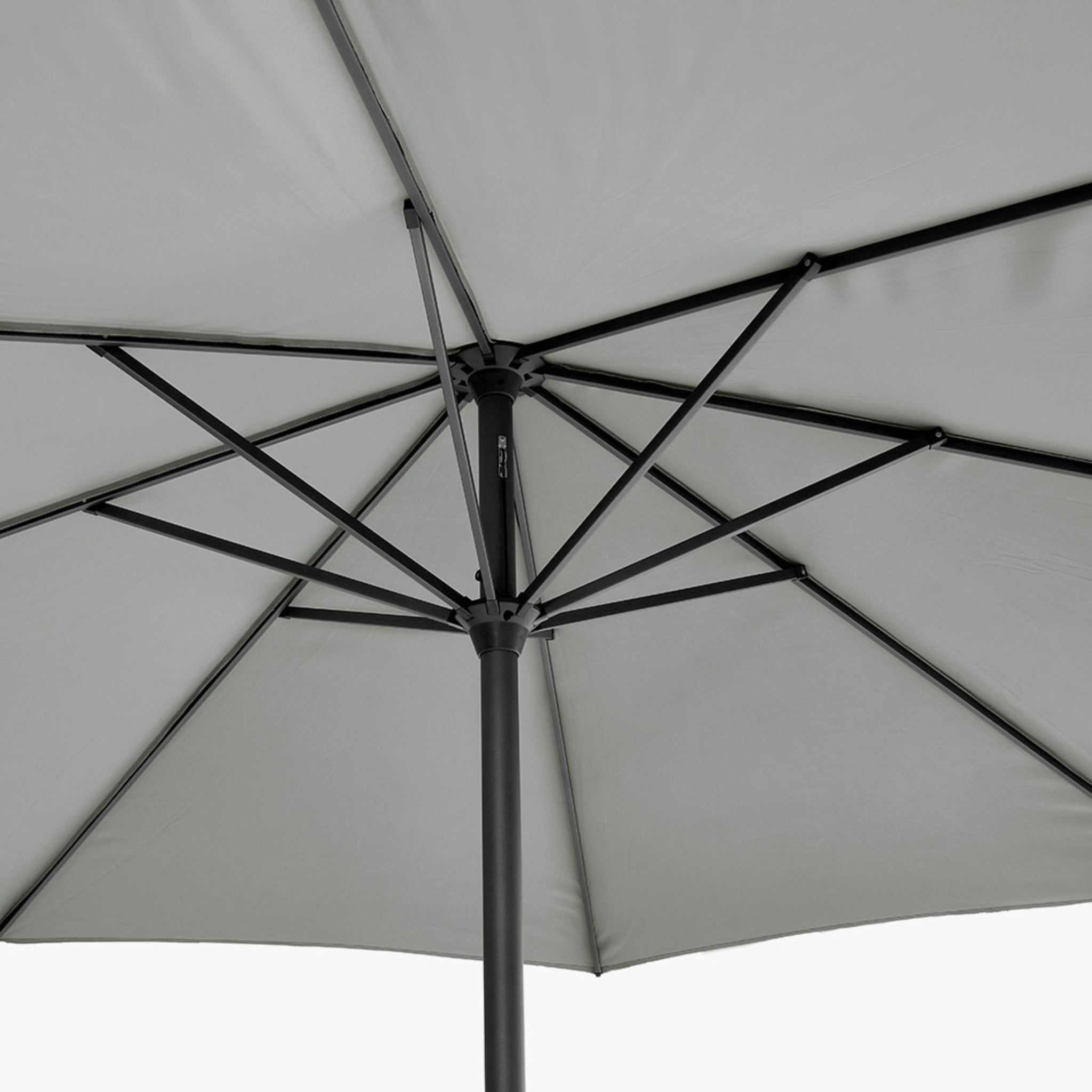 5m Round Luna Grey Parasol