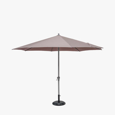 5m Round Taupe Parasol