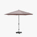 5m Round Taupe Parasol