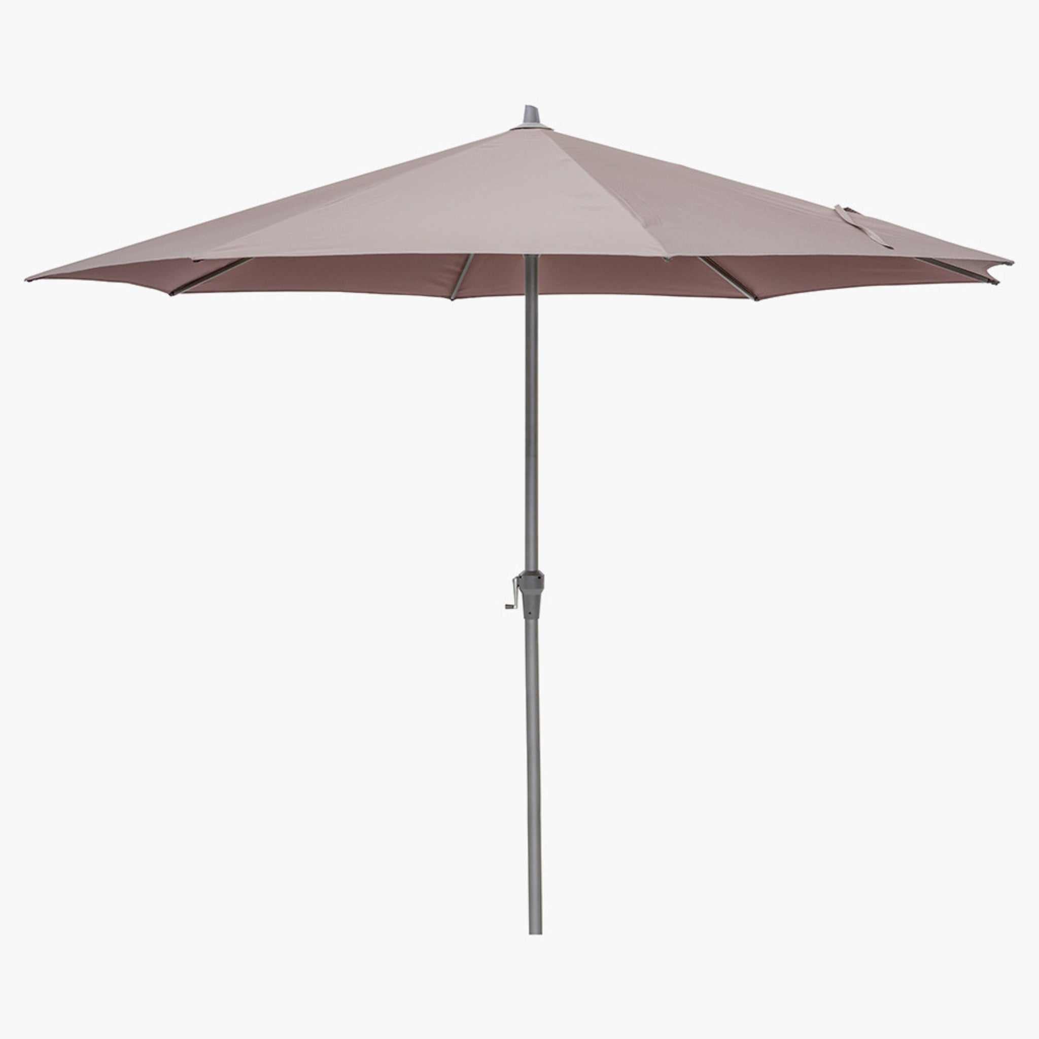 5m Round Taupe Parasol