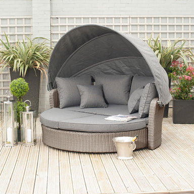 Barbados Slate Grey Bermuda Day Bed