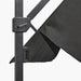 Icon Premium 4mx3m Oblong Faded Black Parasol