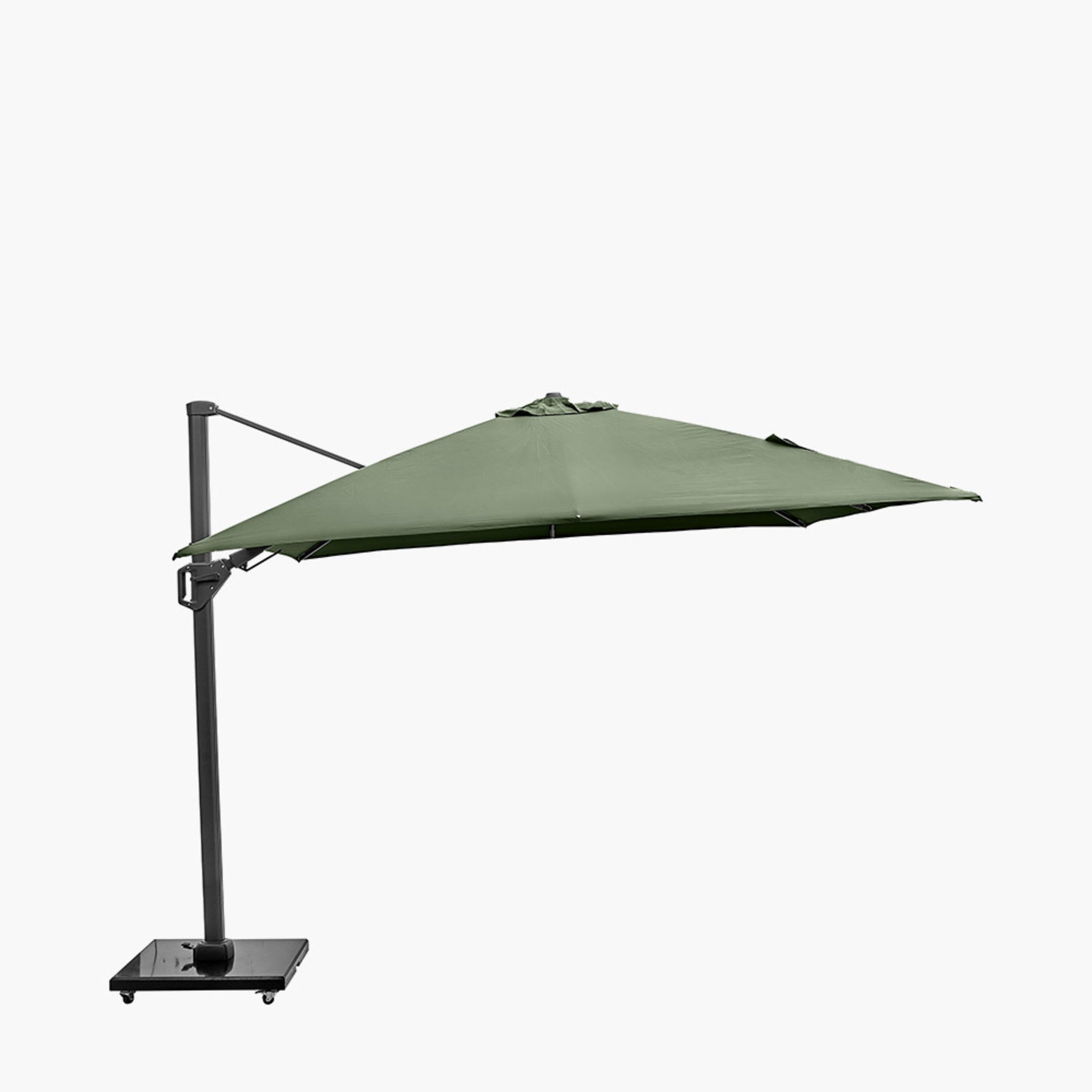 Challenger T2 3m Square Olive Parasol