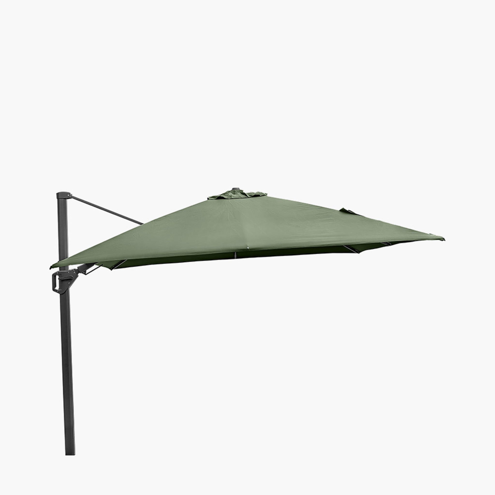 Challenger T2 3m Square Olive Parasol