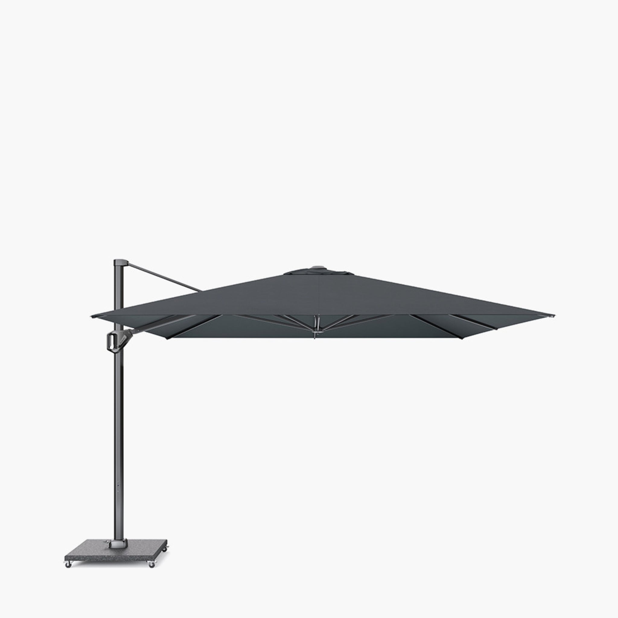 Challenger Telescopic T1 3m Square Faded Black Parasol