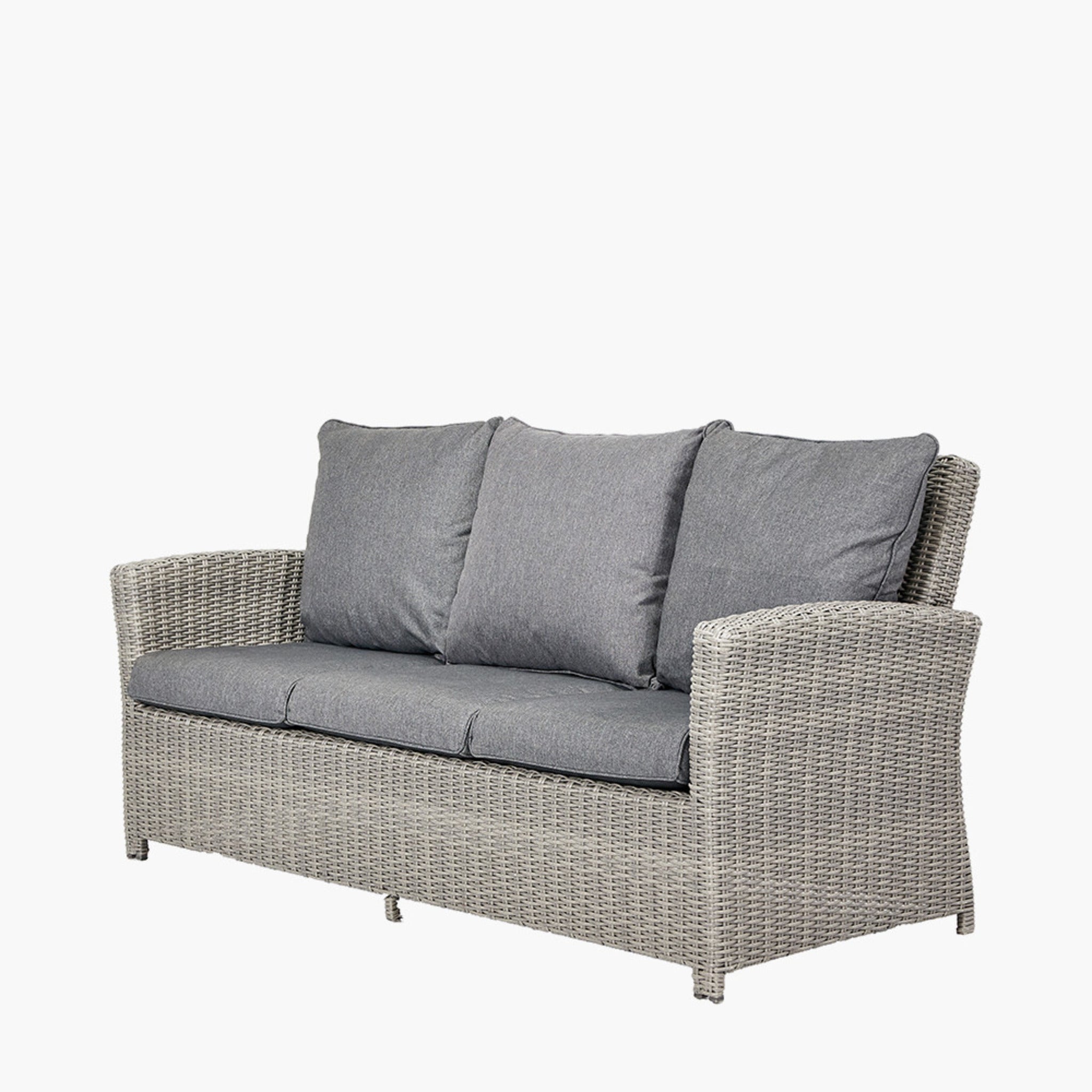 Slate Grey Barbados 3 Seater Lounge Set