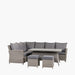 Slate Grey Barbados Corner Set Long Right with Ceramic Top