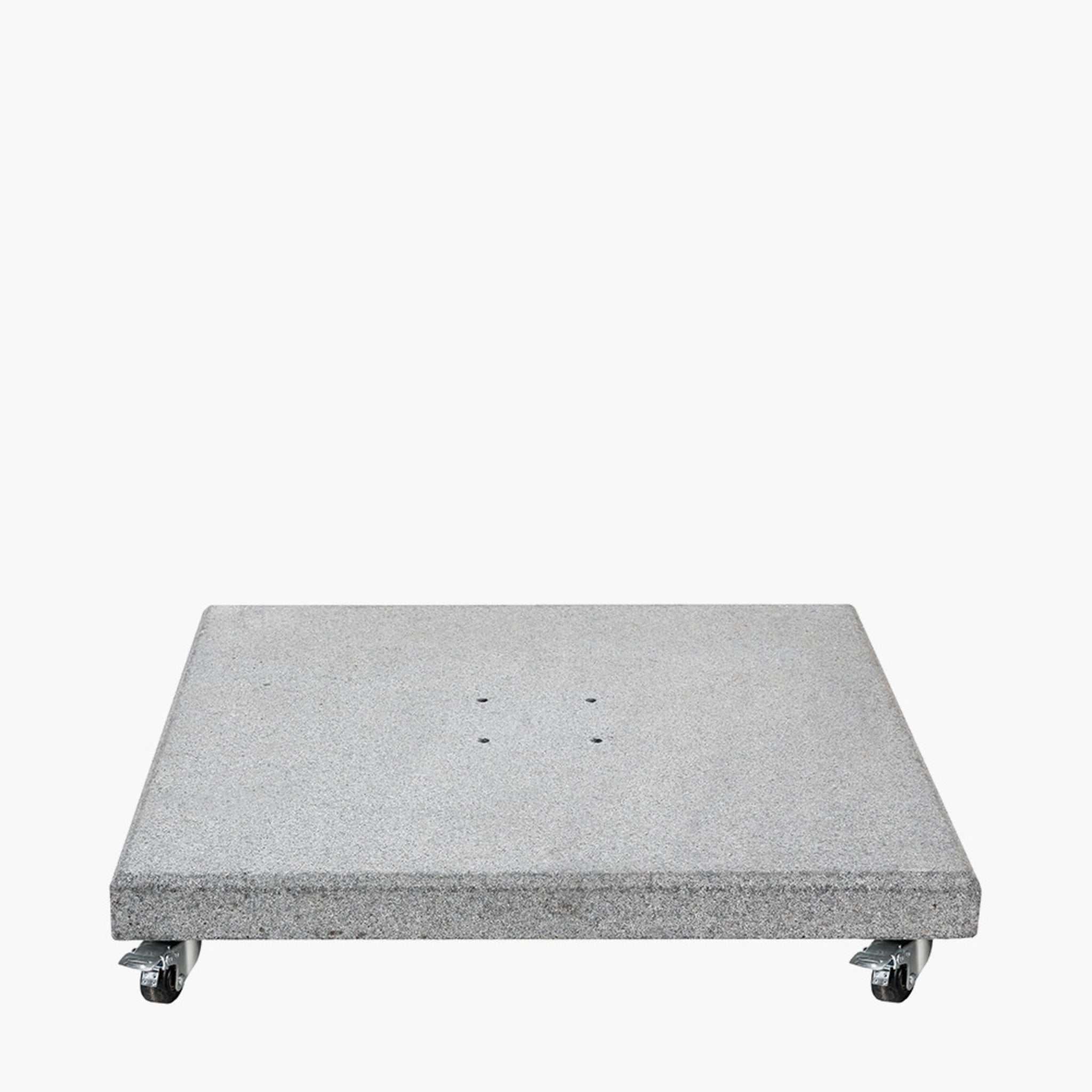 Salerno Hammered Grey Granite 90KG Wheeled Parasol Base