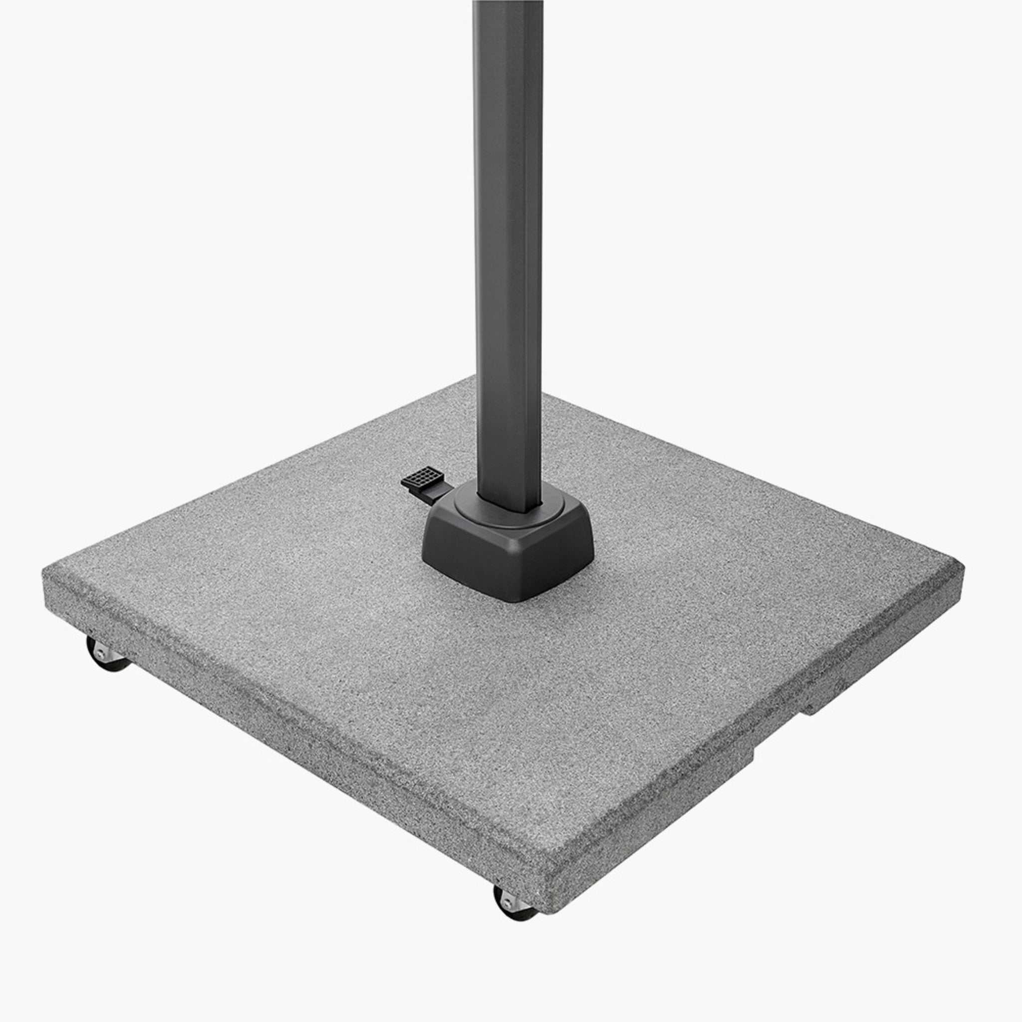 Salerno Hammered Grey Granite 90KG Wheeled Parasol Base