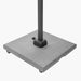 Salerno Hammered Grey Granite 90KG Wheeled Parasol Base