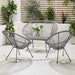 Grey PU Rio 4 Piece Seating Set