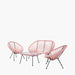 Pink PU Rio 4 Piece Seating Set