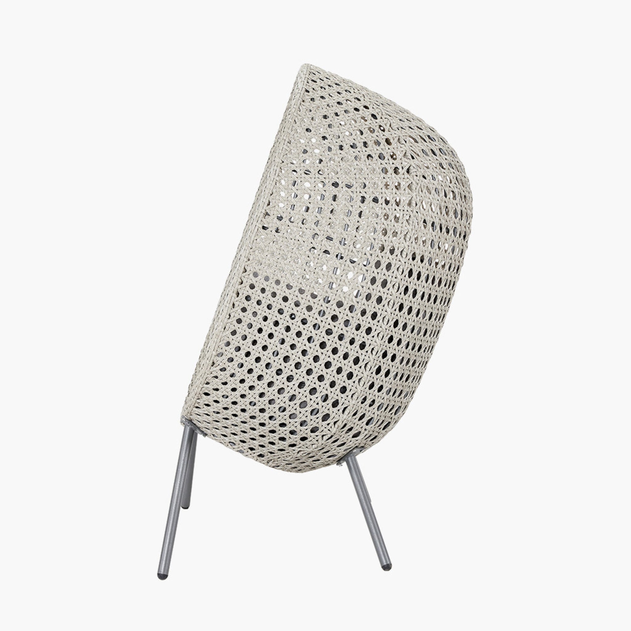 Stone Grey St Kitts Single Nest Chair