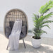 Stone Grey St Kitts Single Nest Chair