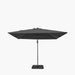 7m Square Anthracite Parasol