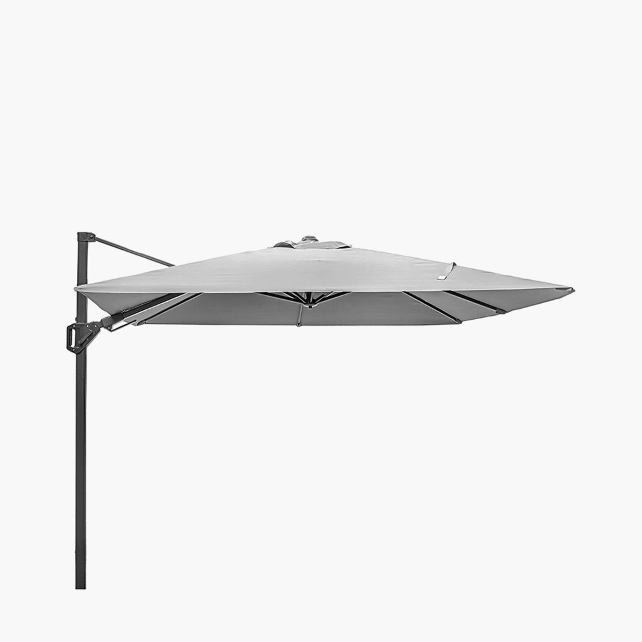 7m Square Luna Grey Parasol