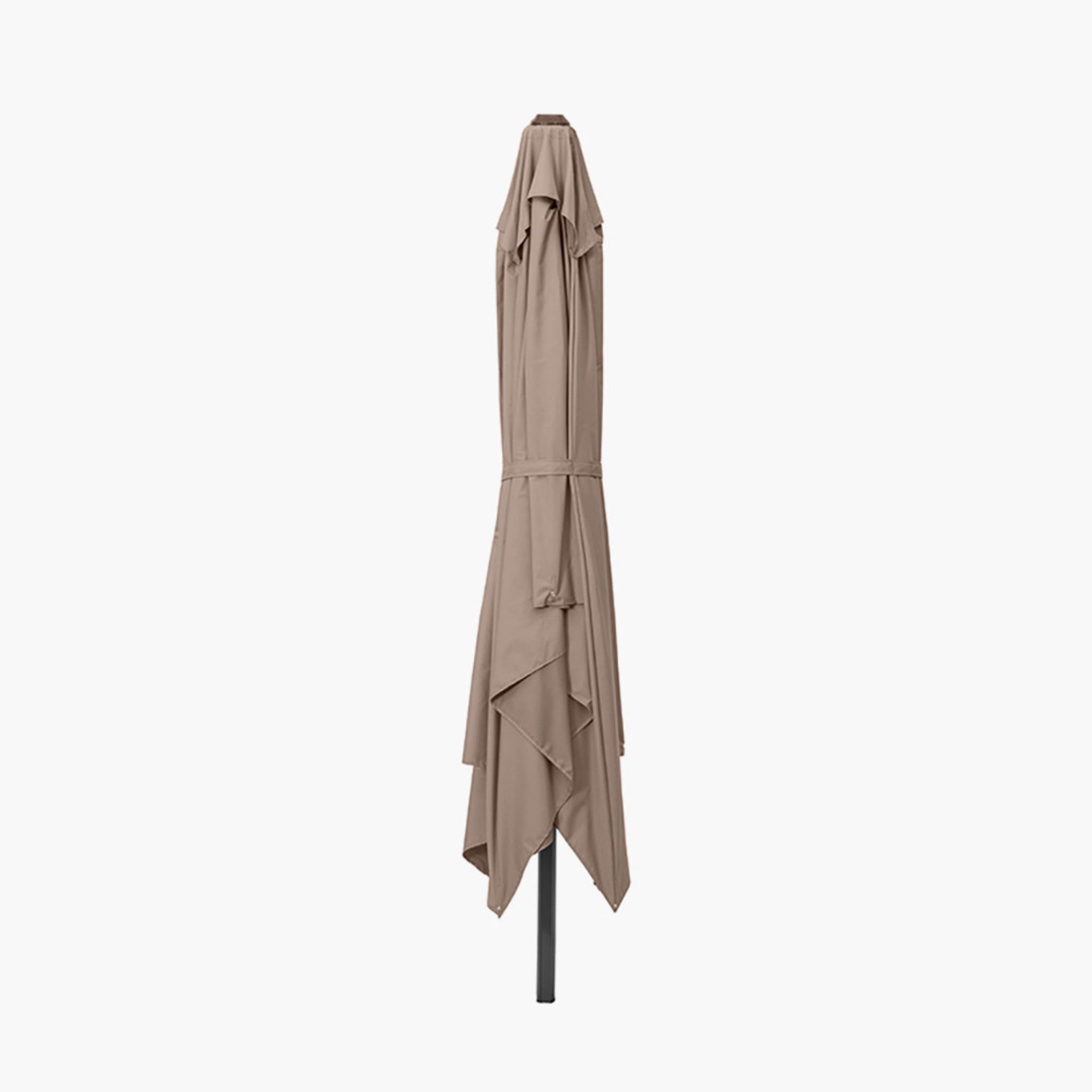 7m Square Taupe Parasol