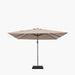 7m Square Taupe Parasol